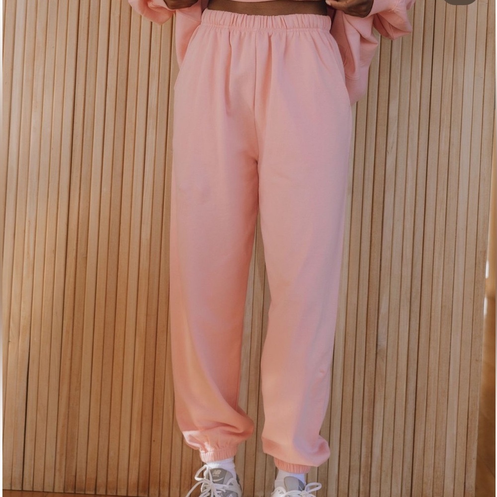 daily drills !!! dusty rose joggers !!!